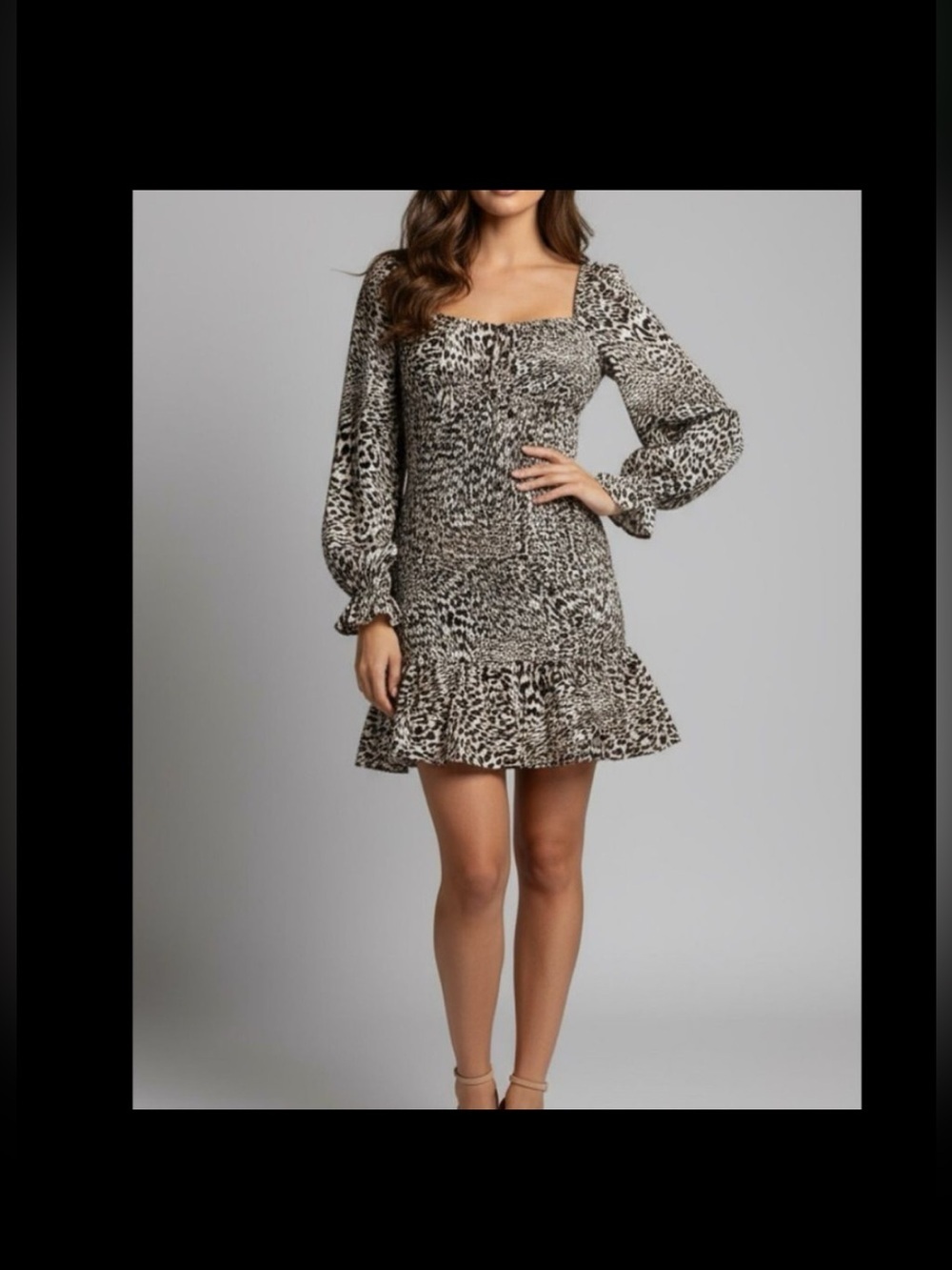 Express Dress Leopard Print Mini Size XS